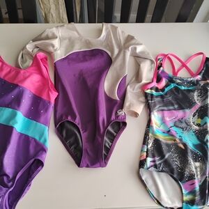 Purple and Cream Kids Bodysuit